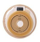 Assura 1-dels, absorptionsb. sluten häftpåse, Minicap beige, hål 20-55 mm fodrad 30 st