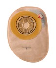 Assura Plus 1-dels Coloplast sluten häftpåse Midi beige hål 25 mm 30 st