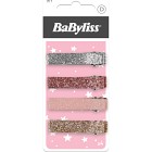 BaByliss Hårclips Glitter Kids 4 st
