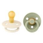 BIBS Colour 2-pack Latex Size 1 Ivory/Sage