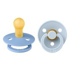 BIBS Colour 2-pack Latex Size 1 Sky Blue/Baby Blue