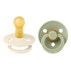BIBS Colour 2-pack Latex Size 2 Ivory/Sage
