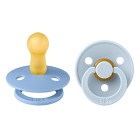 BIBS Colour 2-pack Latex Size 2 Sky Blue/Baby Blue