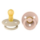 BIBS Colour 2-pack Latex Size 2 Vanilla/Blush