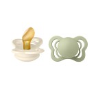 BIBS Couture 2-pack Latex Size 1 Ivory/Sage