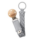 BIBS Paci Braid napphållare Cloud/Iron