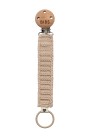 BIBS Pacifier Clip Knitted Vanilla