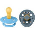 BIBS Pacifier Studio Colour 2-pack Bumblebee Latex Size 2 Breeze Mix