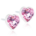 Blomdahl MP Heart 6mm, Light Rose