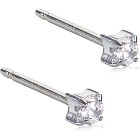 Blomdahl ST Tiffany 3 mm CZ White