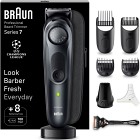 Braun skäggtrimmer Serie 7 BT7441, med barberarverktyg