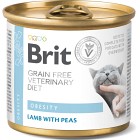 Brit GF Vet Diet Cat Cans Obesity 200 g