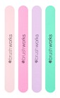 Brushworks Pastel Coloured Nail Files 4 st