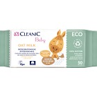 Cleanic Baby ECO Våtservetter Oat Milk 50 st