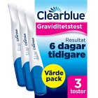 Clearblue Graviditetstest Ultratidigt 3 st