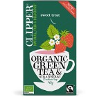 Clipper Organic Green Tea Strawberry 20 tepåsar