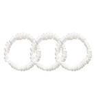 Cloud & Glow Silk Scrunchies 1 cm White