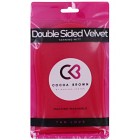 Cocoa Brown Deluxe Velvet Double-Sided Tanning Mitt