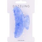 Dazzling H4 Hair Clip Swirl, Light blue