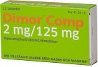 Dimor Comp, tablett 2 mg/125 mg 12 st