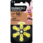 Duracell DA10 Hearing Aid Batteries 6 st