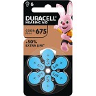 Duracell DA675 Hearing Aid Batteries 6 st