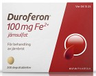 Duroferon, depottablett 100 mg Fe2+ 200 st
