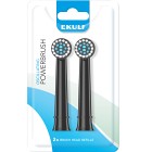 Ekulf PowerBrush Black Refill 2 st