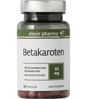 Elexir Pharma Betakaroten 50 mg 50 kapslar