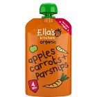 Ella's Puré Morot, Äpple & Palsternacka 120 g