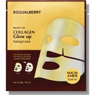 EQQUALBERRY Collagen Glow up Hydrogel Mask (4 sheets)