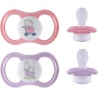 ESSKA Happy 4+m Silikon Rosa 2-pack