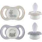 ESSKA Happy Mini Glow 0+m Silikon Beige 2-pack