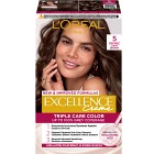 L'Oréal Paris Excellence Crème permanent hårfärg 5 Natural Light Brown
