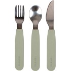 FILIBABBA Bestickset i silikon Green