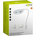 Goobay Förstoringsglas med LED-belysning och klämma