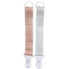 Fresh Kid Napphållare Rosa/Grå 2-pack