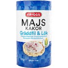 Friggs Majskakor Gräddfil & Lök 125 g