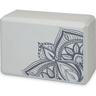 Gaiam Sustained Grey Sundial Point Yoga Block