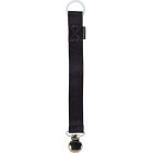 Geggamoja Pacifier Holder Black 47 One Size