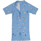 Geggamoja UV-Suit Light blue Sailor 03 122/128