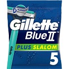 Gillette Blue II Plus Slalom engångsrakhyvlar, 5 st