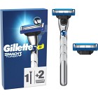 Gillette Mach3 Turbo Rakhyvel + 2 rakblad