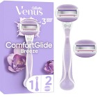 Gillette Venus ComfortGlide Breeze rakhyvel, 2 st rakblad
