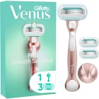 Gillette Venus Pro Smooth Sensitive Rakhyvel 3 rakblad & duschhållare