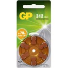 GP Batteri Hörapparat zink luft ZA312 1,45V 6 st