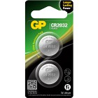 GP Batteries Knappcell Litium CR2032, 2-pack