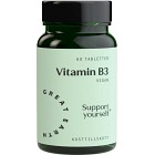 Great Earth Vitamin B3, 60 tabletter