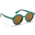 Haga Eyewear Dots Petrol Green - Brown lens