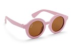 Haga Eyewear Dots Light Pink - Brown Lens